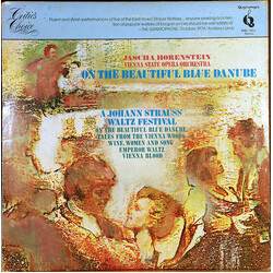 Johann Strauss Jr. / Jascha Horenstein / Orchester Der Wiener Staatsoper On The Beautiful Blue Danube: A Johann Strauss Waltz Festival Vinyl LP USED
