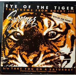 Survivor Eye Of The Tiger USED VINYL 7INCH 45 RPM SINGLE STYRENE STEREO