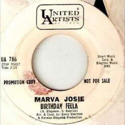 Marva Josie Birthday Fella / Did You Ever Love Someone USED VINYL 7INCH 45 RPM SINGLE PROMO