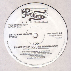 Rod Shake It Up (Do The Boogaloo) USED VINYL 12INCH 33 S RPM PROMO STEREO