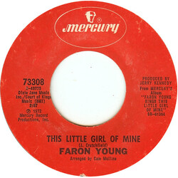 Faron Young This Little Girl Of Mine USED VINYL 7INCH 45 RPM STYRENE