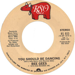 Bee Gees You Should Be Dancing / Subway USED VINYL 7INCH 45 RPM SINGLE STEREO