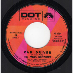 The Mills Brothers Cab Driver USED VINYL 7INCH 45 RPM SINGLE REISSUE STYRENE
