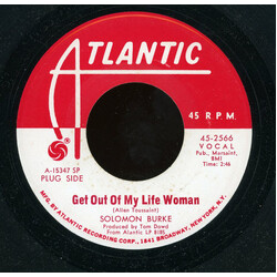 Solomon Burke Get Out Of My Life Woman Vinyl 7" USED