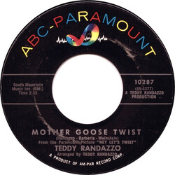 Teddy Randazzo Mother Goose Twist USED VINYL 7INCH 45 RPM SINGLE