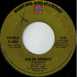 Petula Clark Kiss Me Goodbye USED VINYL 7INCH 45 RPM SINGLE