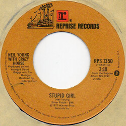 Neil Young / Crazy Horse Stupid Girl / Drive Back USED VINYL 7INCH SINGLE