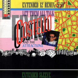 Elvis Costello & The Attractions Let Them All Talk (Extended 12" Remix) VINYL 12" USED