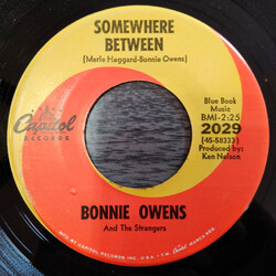 Bonnie Owens Somewhere Between / Don't Tell Me USED VINYL 7INCH 45 RPM