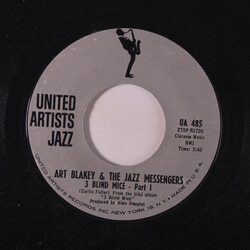 Art Blakey & The Jazz Messengers 3 Blind Mice USED VINYL 7INCH 45 RPM SINGLE