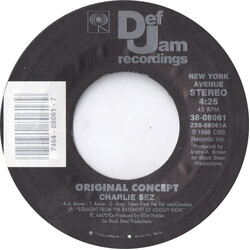 Original Concept Charlie Sez USED VINYL 7INCH 45 RPM SINGLE STYRENE STEREO