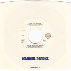 Emmylou Harris I Had My Heart Set On You / Your Long Journey USED VINYL 7INCH 45 RPM SINGLE