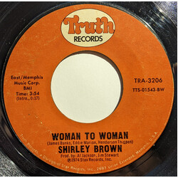 Shirley Brown Woman To Woman / Yes Sir Brother USED VINYL 7INCH SINGLE 45 RPM