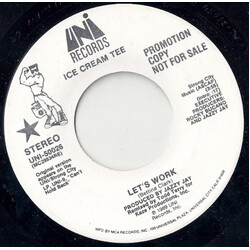 Ice Cream Tee Let's Work USED VINYL 7INCH 45 RPM SINGLE PROMO STEREO