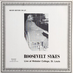 Roosevelt Sykes Live At Webster College, St. Louis Vinyl LP USED