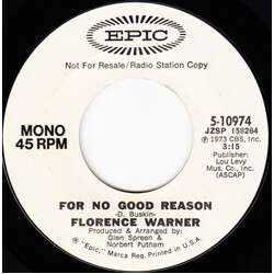 Florence Warner For No Good Reason Vinyl 7" USED