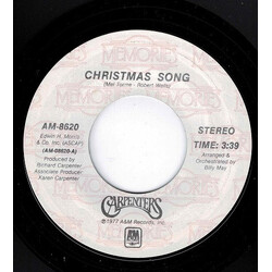 Carpenters Christmas Song USED VINYL 7INCH SINGLE REISSUE STYRENE
