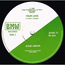 Jesse Green Your Love USED VINYL 12INCH 45 RPM