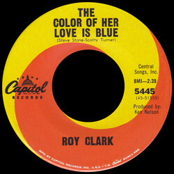 Roy Clark The Color Of Her Love Is Blue USED VINYL 7INCH 45 RPM SINGLE
