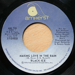 Black Ice (7) Making Love In The Rain Vinyl 7" USED