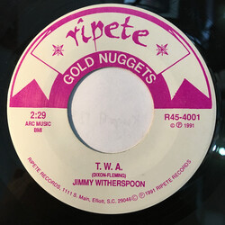 Jimmy Witherspoon / The Stylistics T.W.A. / Just Like We Never Say Goodbye USED VINYL 7INCH 45 RPM