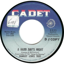 The Ramsey Lewis Trio A Hard Day's Night / All My Love Belongs To You USED VINYL 7INCH SINGLE 45 RPM PROMO