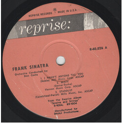 Frank Sinatra Sinatra & Strings USED VINYL 7INCH 33 S RPM JUKEBOX