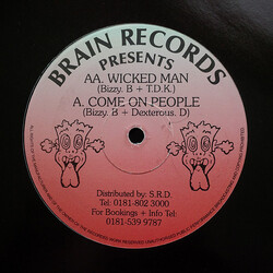 Bizzy B / Dexterous D Come On People (Amen Mix) / Wicked Man USED VINYL 12INCH 33 S RPM MISPRESS