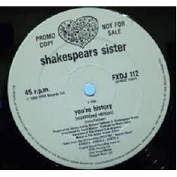 Shakespear's Sister You're History USED VINYL 12INCH 45 RPM PROMO