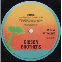 Gibson Brothers Cuba USED VINYL 12INCH 45 RPM SINGLE