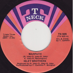 The Isley Brothers Warpath Vinyl 7" USED