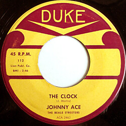 Johnny Ace The Clock / Aces Wild USED VINYL 7INCH 45 RPM SINGLE MONO