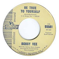 Bobby Vee Be True To Yourself / A Letter From Betty USED VINYL 7INCH SINGLE PROMO
