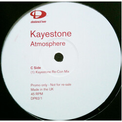 Kayestone Atmosphere USED VINYL 12INCH PROMO 45 RPM
