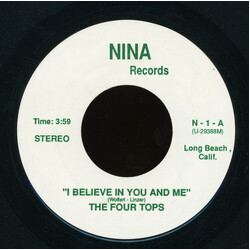 Four Tops / Ottawan I Believe In You And Me / Hands - Up USED VINYL 7INCH 45 RPM UNOFFICIAL RELEASE