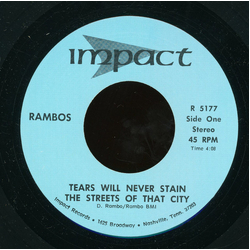 The Rambos Tears Will Never Stain The Streets Of That City Vinyl 7" USED