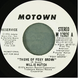 Willie Hutch Theme Of Foxy Brown USED VINYL 7INCH 45 RPM SINGLE PROMO STEREO