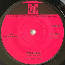 The Overlanders Michelle USED VINYL 7INCH 45 RPM SINGLE