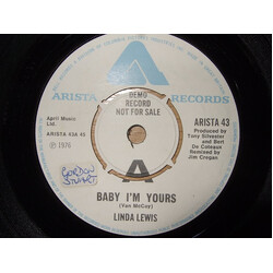 Linda Lewis Baby I'm Yours / The Other Side USED VINYL 7INCH 45 RPM PROMO