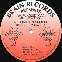 Bizzy B / Dexterous D / TDK Come On People / Wicked Man USED VINYL 12INCH 45 RPM
