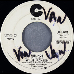 Willis Jackson Feelings USED VINYL 7INCH 45 RPM PROMO STEREO MONO