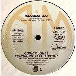 Quincy Jones / Patti Austin Razzamatazz VINYL 12" USED