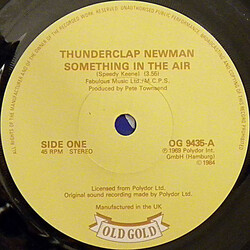 Thunderclap Newman Something In The Air / Accidents USED VINYL 7INCH SINGLE 45 RPM