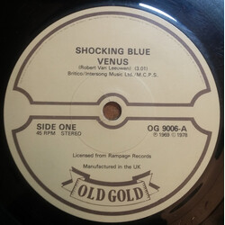 Shocking Blue Venus / Hot Sand USED VINYL 7INCH 45 RPM SINGLE REISSUE REPRESS