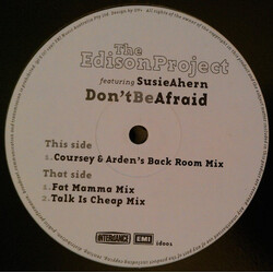 The Edison Project / Susie Ahern Don't Be Afraid USED VINYL 12INCH