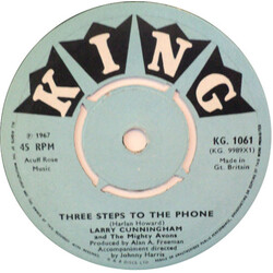 Larry Cunningham (2) / The Mighty Avons Three Steps To The Phone / Cottage On The Borderline Vinyl 7" USED