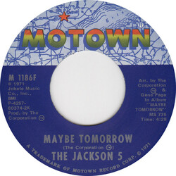 The Jackson 5 Maybe Tomorrow / I Will Find A Way USED VINYL 7INCH 45 RPM SINGLE