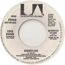 Craig Ruhnke Summer Love USED VINYL 7INCH MONO STEREO PROMO