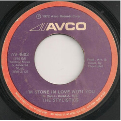 The Stylistics I'm Stone In Love With You / Make It Last USED VINYL 7INCH 45 RPM STYRENE