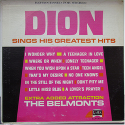 Dion (3) Dion Sings His Greatest Hits Vinyl LP USED